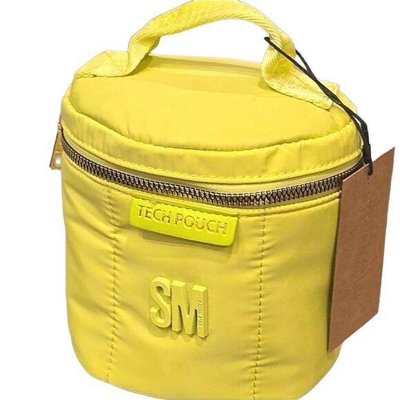 Steve Madden Quilted Tech Organizer- Cyber Lime - Picture 3 of 11